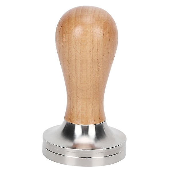Kaffetamper i rustfritt stål med håndtak - 51 mm diameter