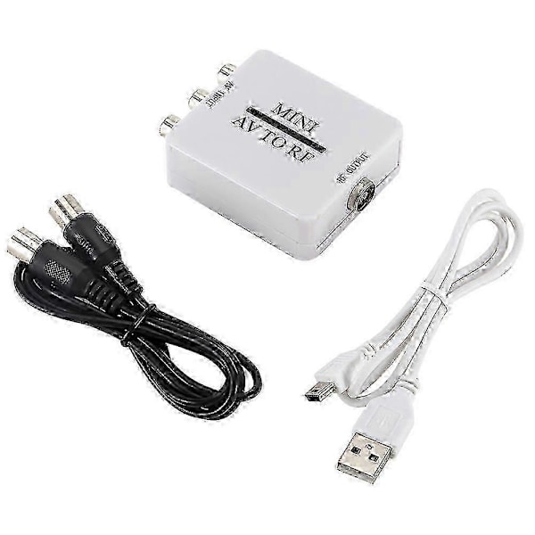 AV till RF-omvandlare med RF 67.25 MHz 61.25 MHz Frekvens för TV VHS DVD g20241483156