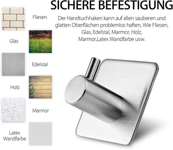 #Selvklebende rustfrie ståldørkroker Kleskroker Rustfrie#