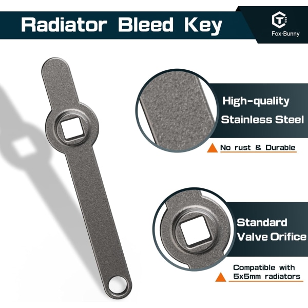 Bleed Key, Lämmitys Bleed Key, vakaa ja kestävä, säästää/vähentää häntä