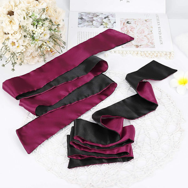 Satin Sömnmask Ögonbindel Blindfold Blinder Sömnmasker S