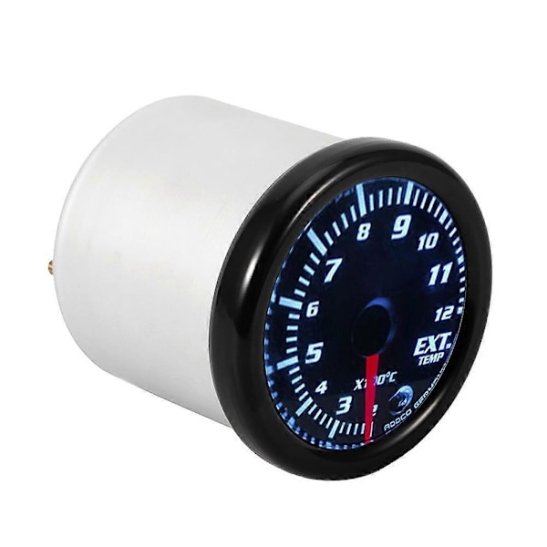 LED Bil Eksos Gass Temperaturmåler Ekstern Temp Måler EGT Sensor 52mm/2.0in