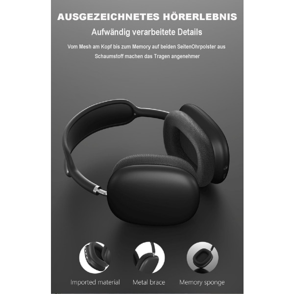 /#/Hodemontert trådløst Bluetooth-headset/#/