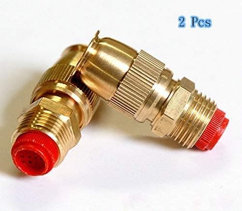 *2 st mässing trädgårdssprinkler 1/2 tum (DN15) sprayförstoftningsmunstycke*
