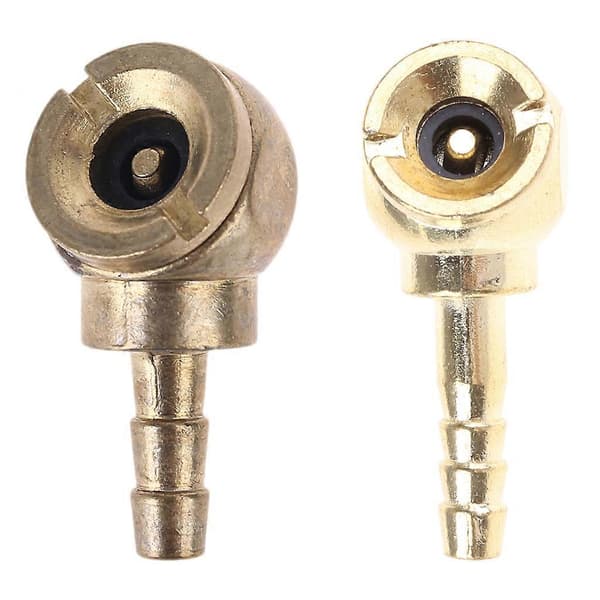Luftchuck 1/4\" Kraftig Däckchuck med Clip för Inflator Mätare Luftkompressor