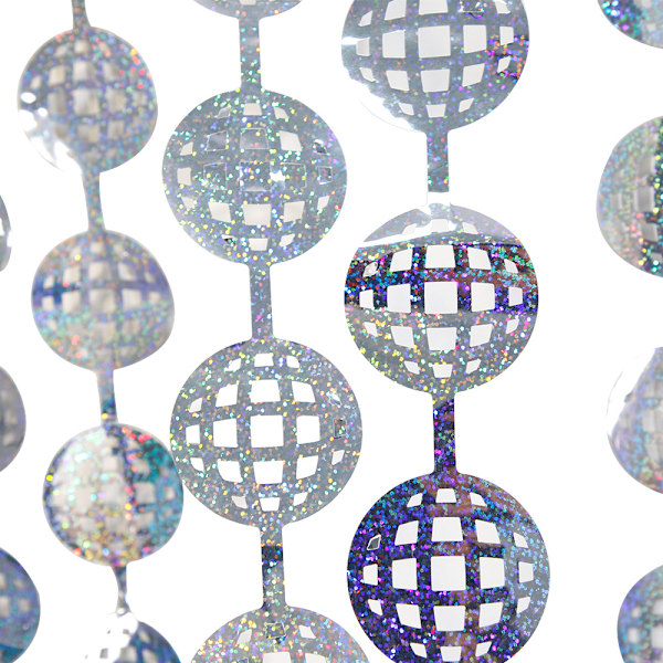#Ball Disco Laser Metallgardiner 1m*2m, Glimmande Trassel, Aluminium Ta#