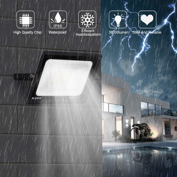 *Utendørs LED-flomlys 50W 4000LM Utendørs LED-spotlight 6500K Coo*