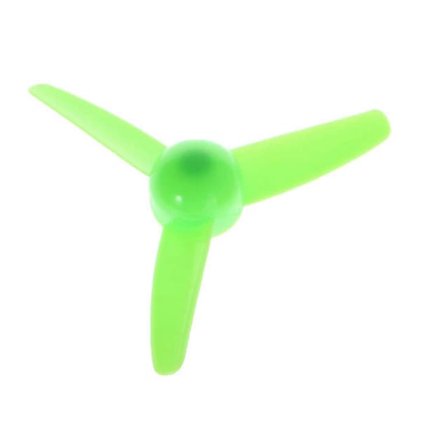 1 stk. Vindkraftleketøy Tre Blader Plastpropell Tilbehør Akseldiameter 2 mm