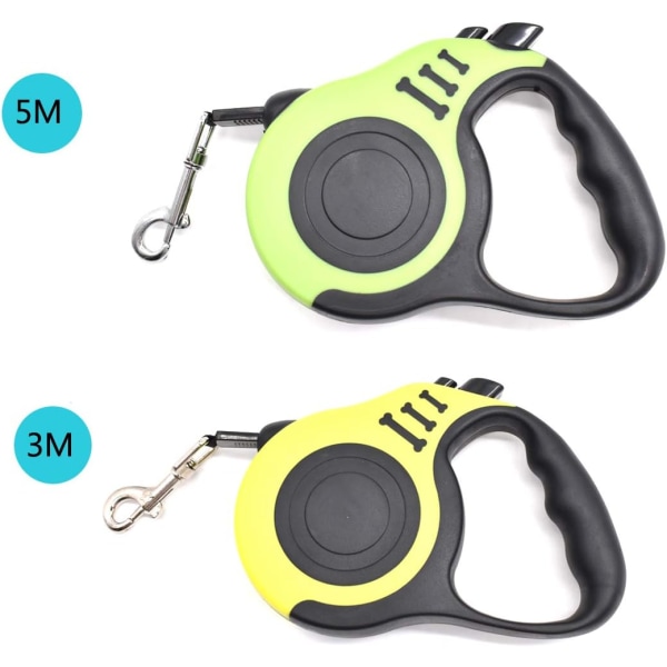 *2 Pieces Automatic Retractable Dog Leash for Running Training and*