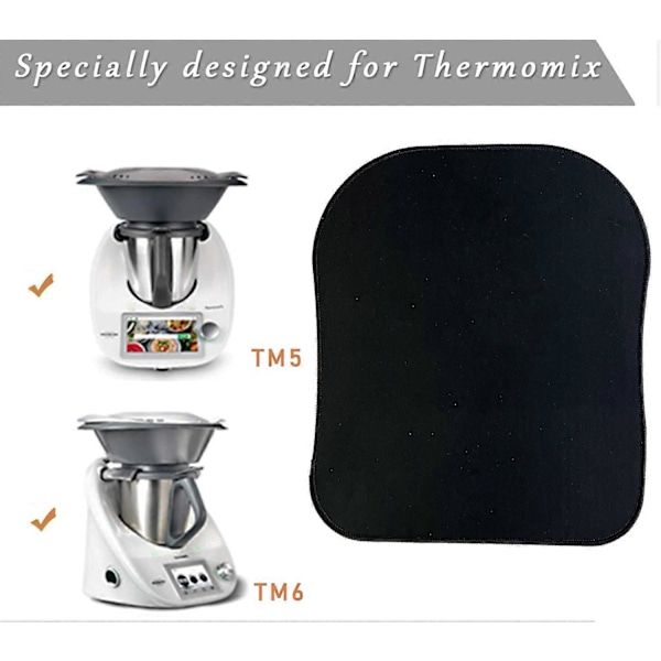 Sekoittimen liukumatto, kahvinkeittimen alusta, keittiökoneiden liukukiinnikkeet, siirtomatto, yleiskoneen lisätarvikkeet, kestävä, sopii Thermomix TM5 TM6 TM21 T -malleille