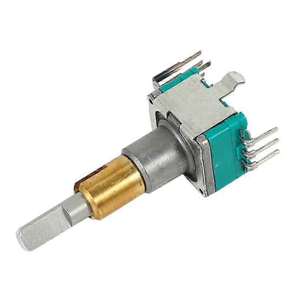 5 stk. EC11EBB24C03 Dual Axis Encoder med bryter, 30 posisjoner, 15 pulspunkter, 25 mm håndtak