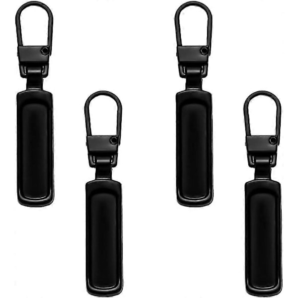Reservdragkedjekläpp, 20-pack metalldragkedjekläpp, avtagbara metalldragkedjekläppar, dragkedjekläppar för utbyte, för handväska, kläder, jeans, resväska, bagage