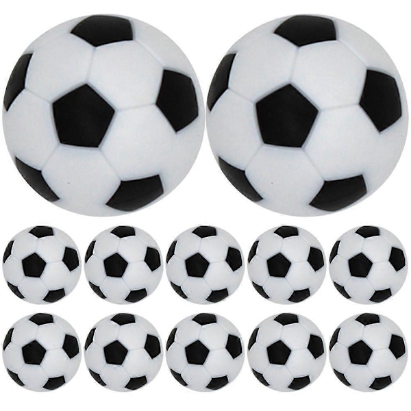 12 stk. Bordfodbold Foosballs Udskiftninger Bordfodboldbolde Mini Bordfodboldtilbehør