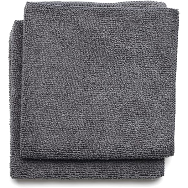 #Mikrokuitukeittiöpyyhe (2 kpl) Tummanharmaa 30 x 30 x 0,5 cm#