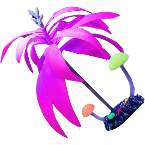 Akvarieplante Vandplante Kunstig Plante Dekorativ Fluorescerende Plante Akvariedekoration Akvarie Landskabspleje Simulation
