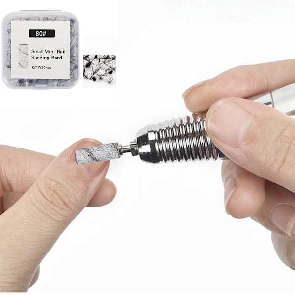 #3mm nagelpolerings slip ring 60 st mini slip ring - #80#