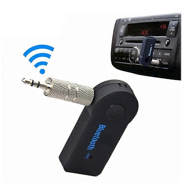 3,5 mm Bluetooth-adapter, bil 3,5 mm lydhøjtaler AUX-modtager, 5.0 trådløs Bluetooth-sender