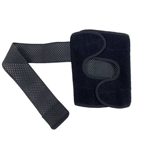 #Sort Justerbar Knæstøtte med Laterale Meniskus Stabilisatorer - Knæsmerter - Knæstøtte til ACL MCL - Åndbar#