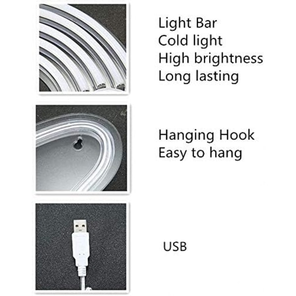 LED Neonlys Planet Nattelys USB-kontroll Dekorativt Skilt