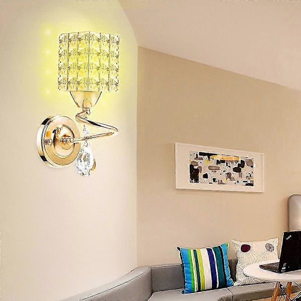 Moderne Sengelamper til Vægmontering Spisestue Gang Lampe Krystal Væglamper Soveværelse Væglampe