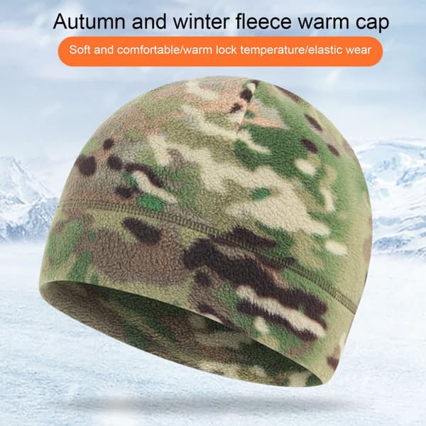 #Skidkeps höst och vinter varm mössa utomhus fleece mössa#