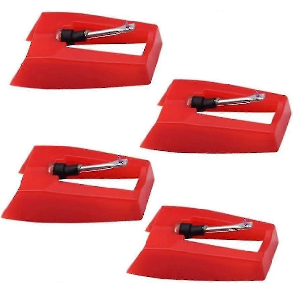 Ersättningsnål för Ion Jenson Crosley Victrola Sylvania Skivspelare - 4-pack