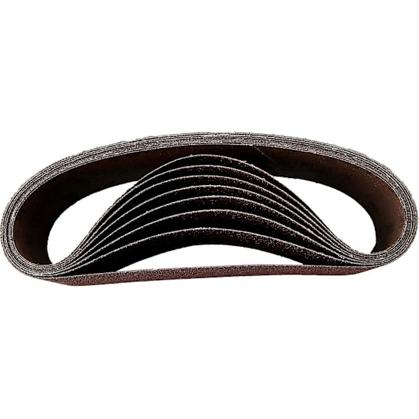 Tarvikkeet 9 kpl Sekalainen hiomanauhasarja (puulle, karkeus 60/80/100, 75 x 533 mm, tarvikkeet nauhahiomakoneille)