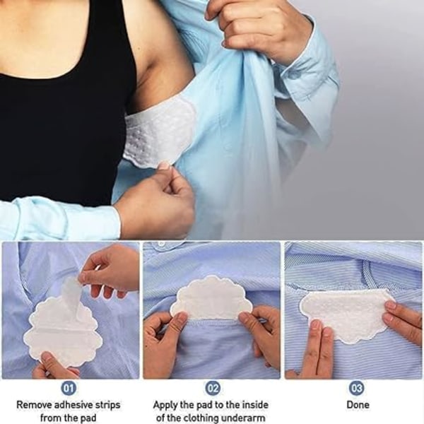 Anti-Perspirations Pletter, Anti-Areola Pude - Engangs, Usynlig