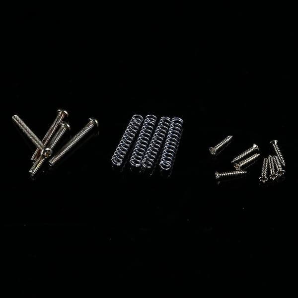 1 Set Humbucker Pickup Skruvar Fjädrar Kit Ring Surround Montering Gitarrdelar