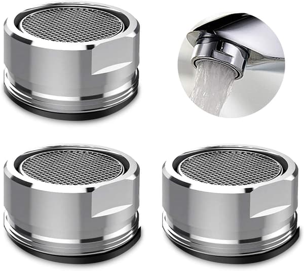 Silver (O.D. 24MM) - Set med tre ventilmunstycken, köksventilmunstycken