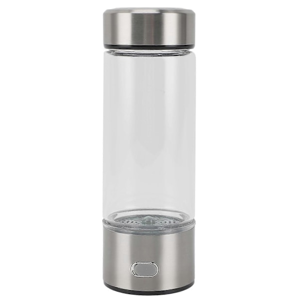Vattenflaska med Väte, Glas, Portabel Vattenjoniseringsmaskin Generator Hälsokopp för Resor