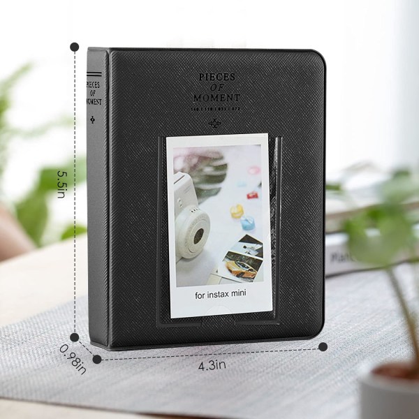 2 Pakker med 64 Album for Fujifilm Instax Mini 7S, 8, 8+, 9, 25, 50s