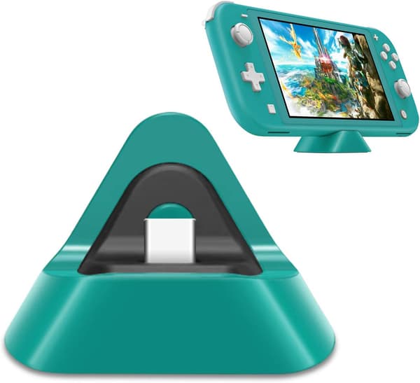 Opladerstation Kompatibel med Nintendo Switch Lite og Switch