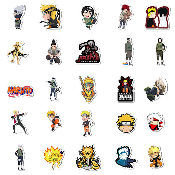 #100 Anime Naruto -tarraa