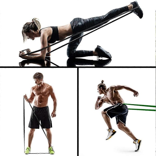 Elastiskt träningsband Pull-Up Motståndsband Styrketräning Elastiskt rep Yoga Stretch Auxiliary Pull Band Gul