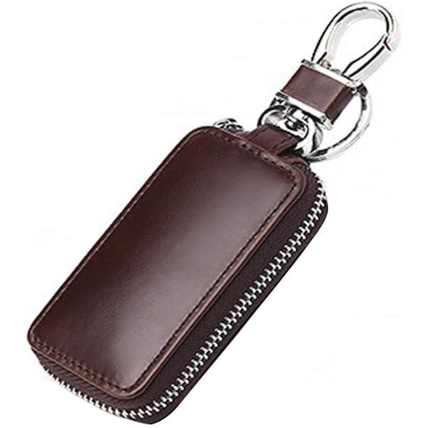 Nyckelhållare i läder, 1.57''x3.44'', Nyckelväska, Mini