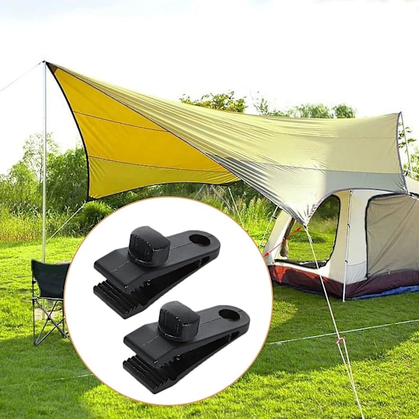 Set med 30 Tältpresenningsklämmor, Låsande Presenningsklämma för Markisfixering Camping Solskyddspresenning Poolskydd