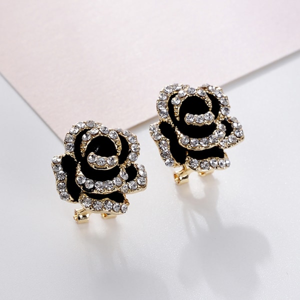 /#/Silver needle flower earrings set with diamonds fashion pers/#/