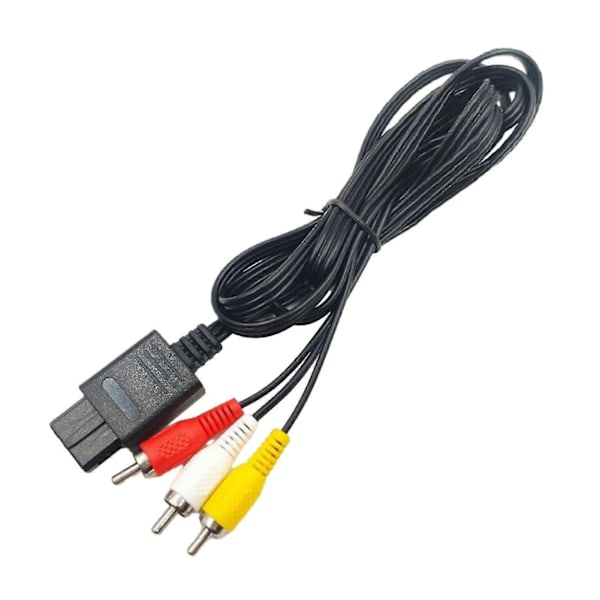 Audio Line HD-kompatibel Stabil Utgang Flerbruks Forbedre Spillopplevelse Spillkonsoll AV-kabel for N64/for Game Cube/for Super-Nintendo