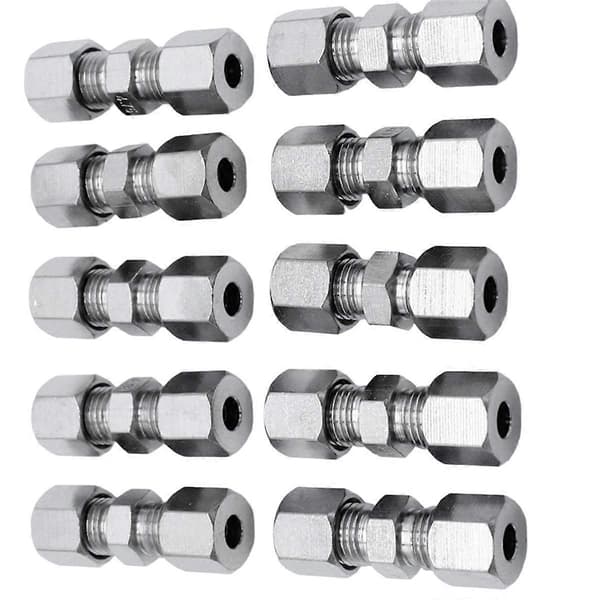 Bromsrörskoppling för bil, för bromsrör 4,75 mm utan fläns, biltillbehör