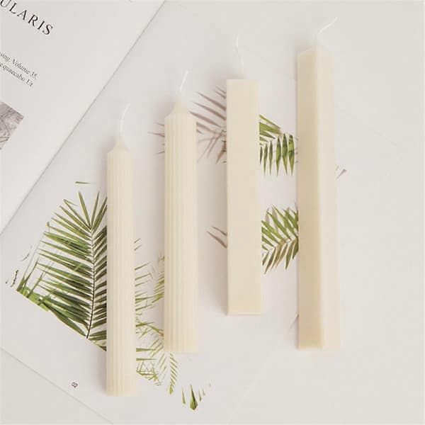 Lang Stang Lys Plastform DIY Hjemmelaget Aromaterapi Lys Lagesett PC Form B