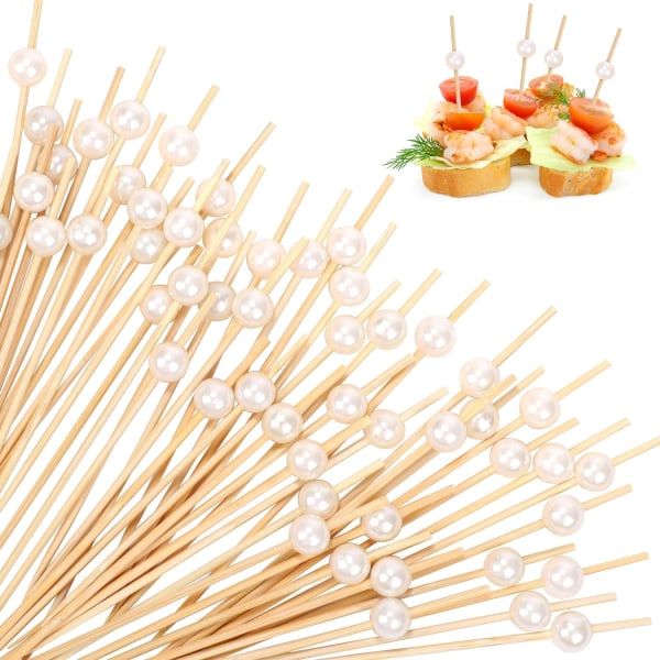 400 kpl Cocktail-tikkuja Appetizerille Helmi Ba