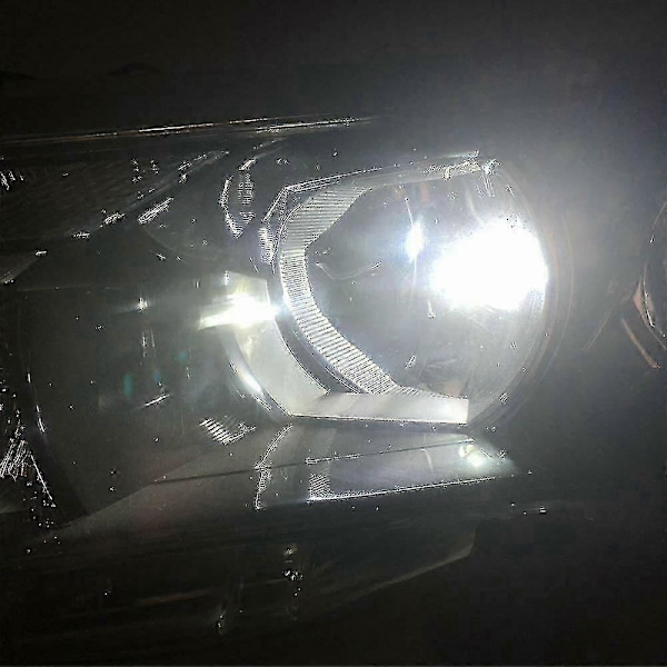 2X 9005 HB3 LED Forlygte kit HB3 80W 8000LM Fjern- og nærlys 6000K Hvid Pære