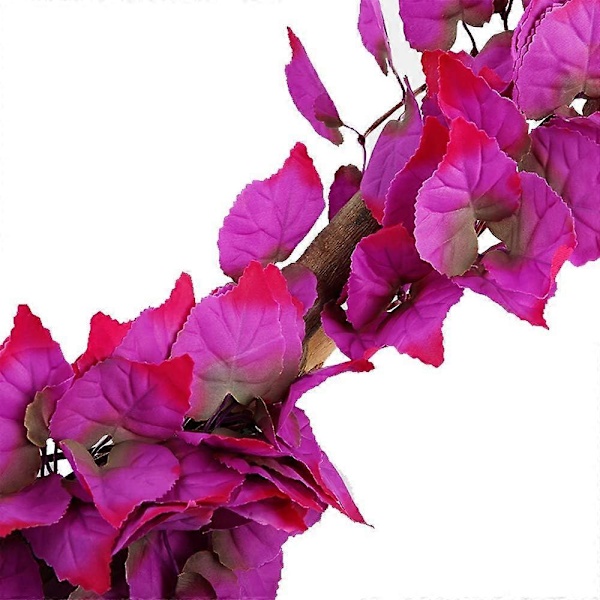 Reptilplanter, 2 stk. hængende silke terrarium pink blade dekor, terrariumplanter til skægget drager, firben, gekkoer, slangekæledyr, reptil & padde