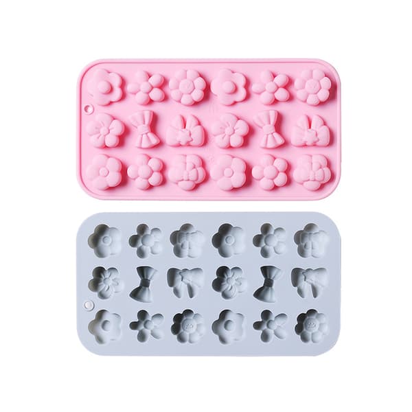 #2-pack blomsterbågsformad silikonform#