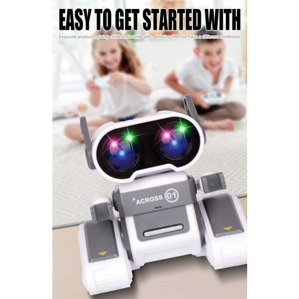 #RC Robot Legetøj, Fjernstyret Robot Legetøj Gå & Dans Børne Robot Legetøj#