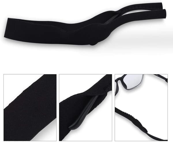 Glasögonbågar, elastiska band för glasögon, elastiska band för glas