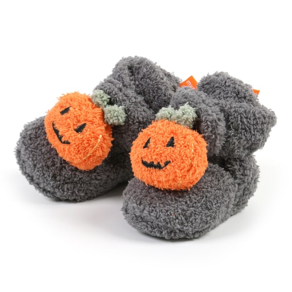 #11CM Läder Baby Stövlar Baby Stövlar Skor Vadderade Varma Halloween#