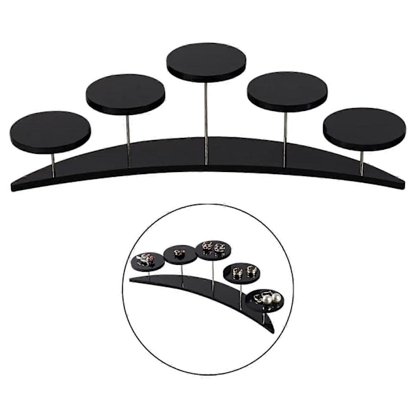 5-lags akryl cupcake stand smykke dessert display stand rack party holder sort'|Hjem & Køkken| Køkken, spisning & bar| Bageudstyr