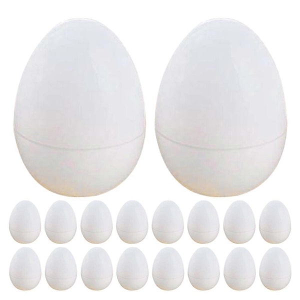 30 stk. falske kyllingegg, små kunstige åpningsbare egg, simulerte egg, påske falske eggdekorasjoner